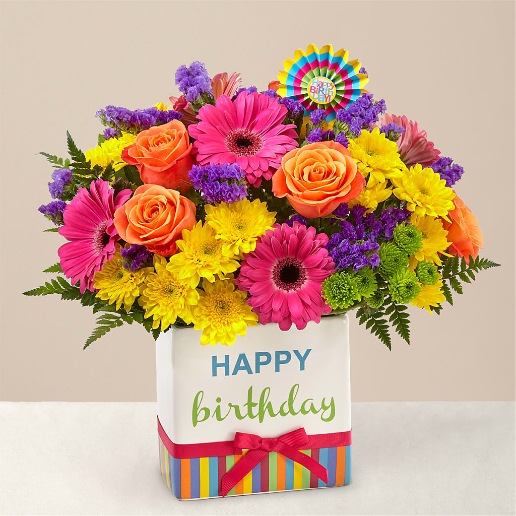 Birthday Brights Bouquet – AARON'S FLOWERS, La Vista NE