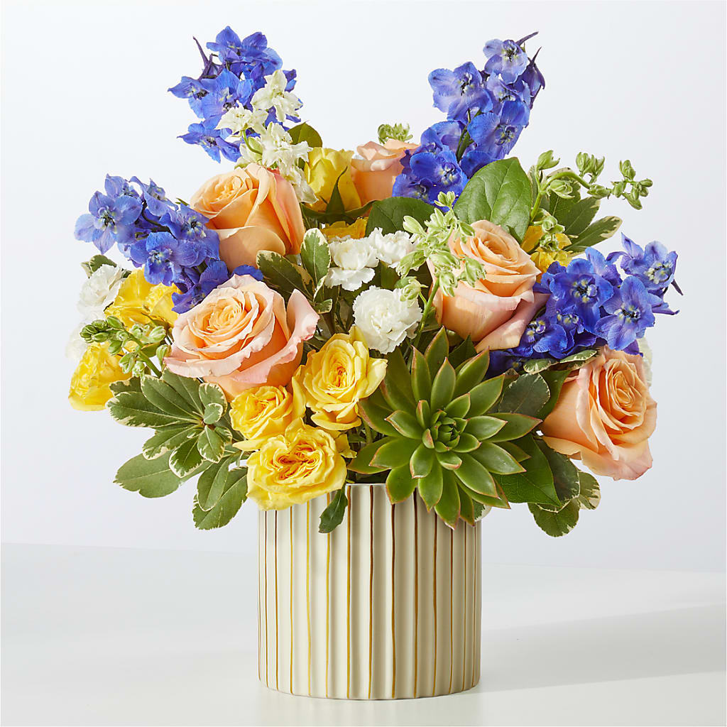 Cobalt Reverie Bouquet – AARON'S FLOWERS, La Vista NE