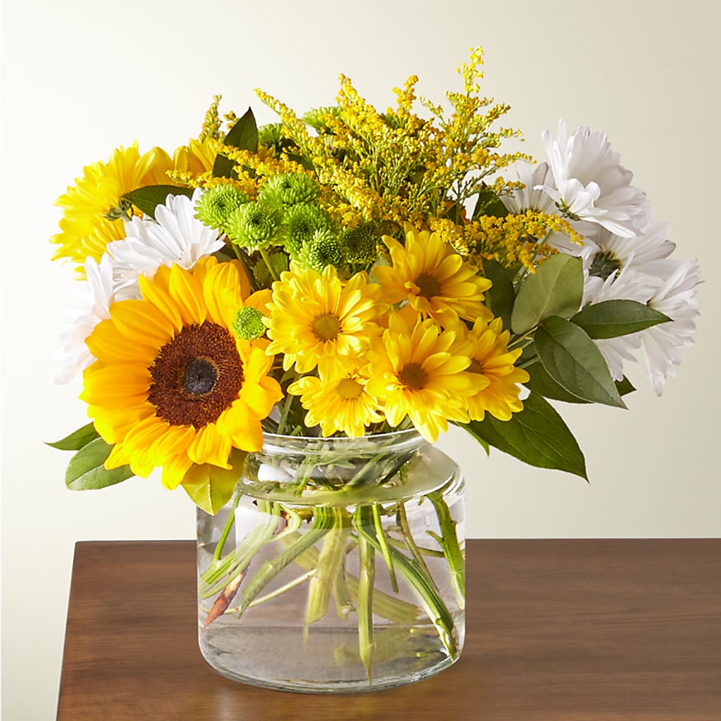 Hello Sunshine Bouquet – AARON'S FLOWERS, La Vista NE