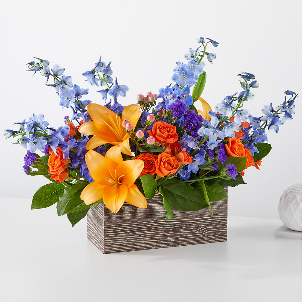 Radiant Citrus Box Bouquet – AARON'S FLOWERS, La Vista NE