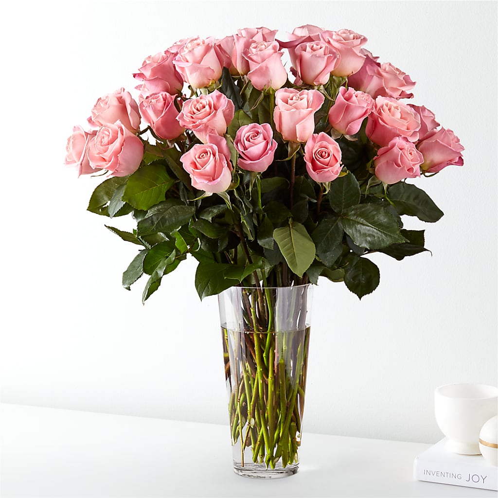 Long Stem Pink Rose Bouquet – AARON'S FLOWERS, La Vista NE