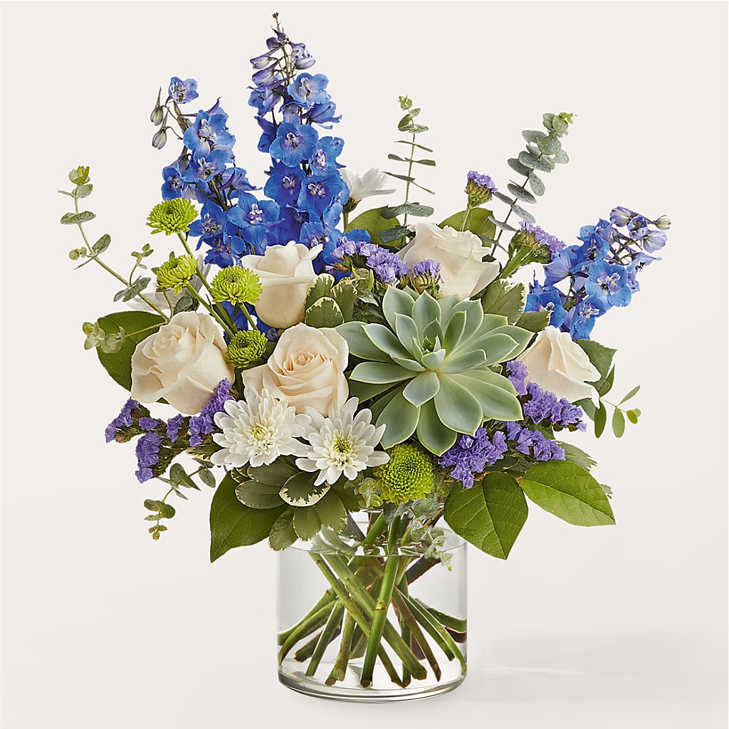 Cerulean Waves Bouquet – AARON'S FLOWERS, La Vista NE
