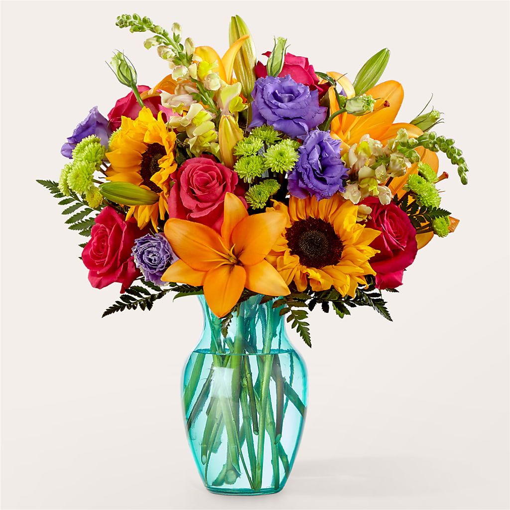 Double Rainbow Bouquet – AARON'S FLOWERS, La Vista NE