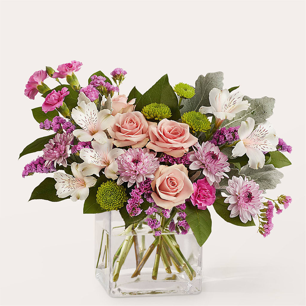 Pink Suede Bouquet – AARON'S FLOWERS, La Vista NE