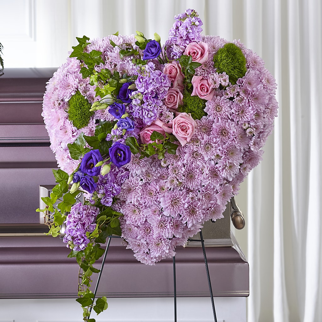 Treasured Love Standing Heart – AARON'S FLOWERS, La Vista NE