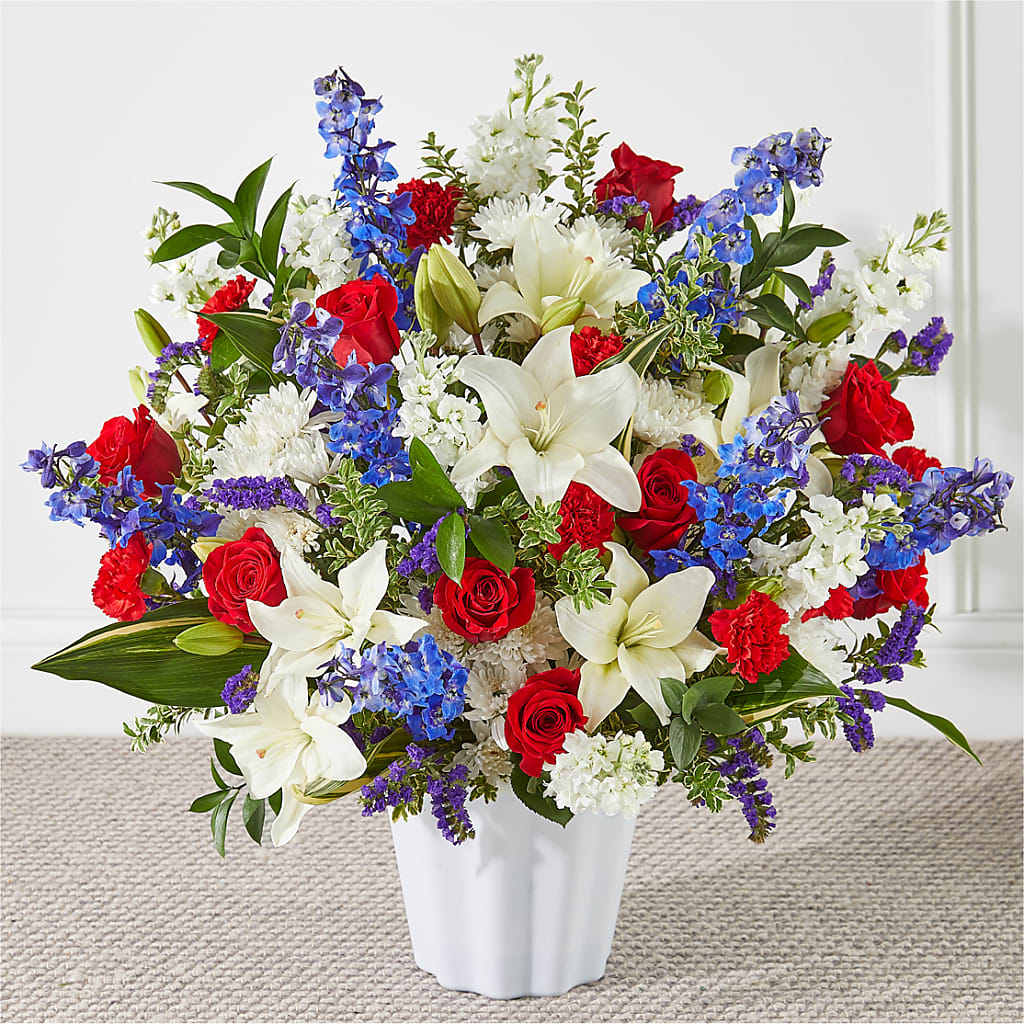Consoled Floor Basket – AARON'S FLOWERS, La Vista NE