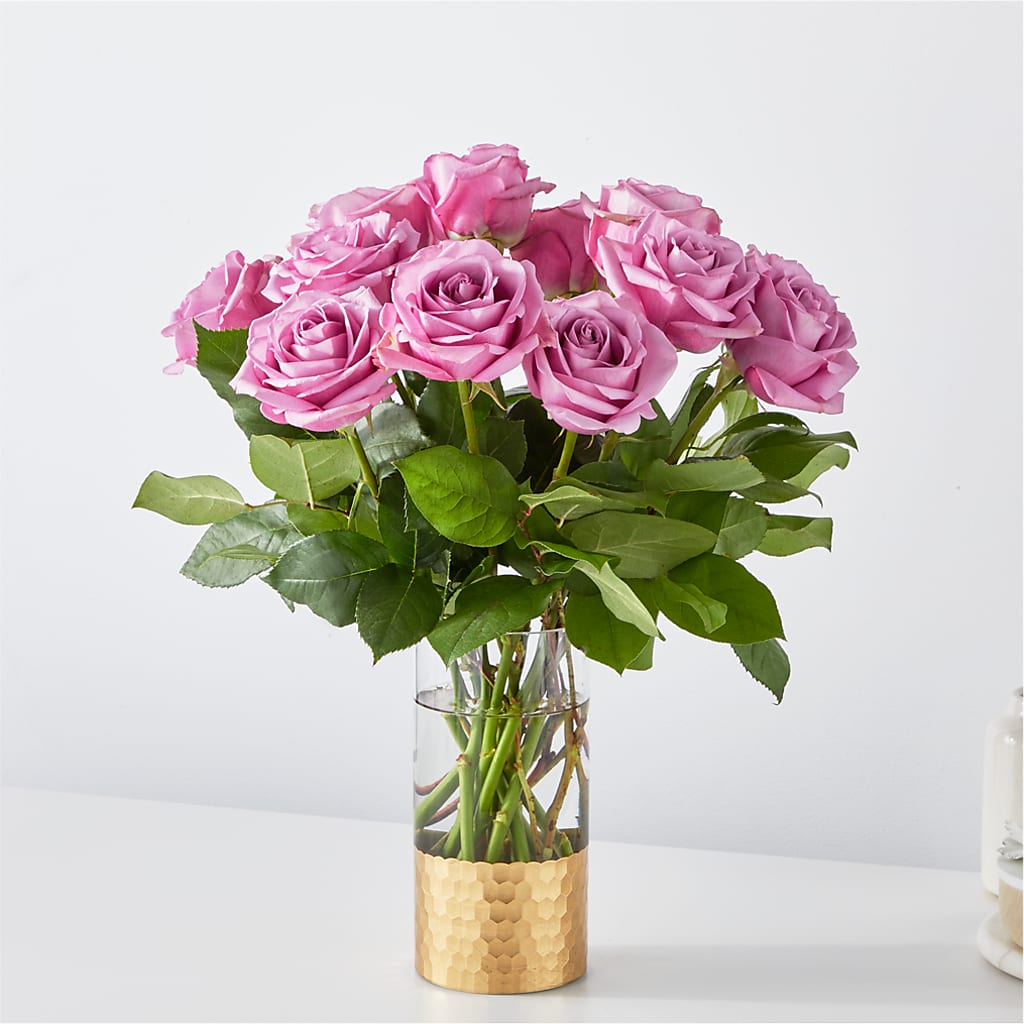 Secret Admirer Lavender Rose Bouquet – AARON'S FLOWERS, La Vista NE