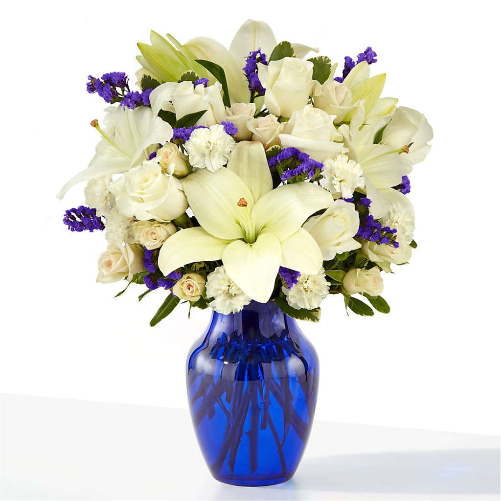 Sapphire Rush Bouquet – AARON'S FLOWERS, La Vista NE