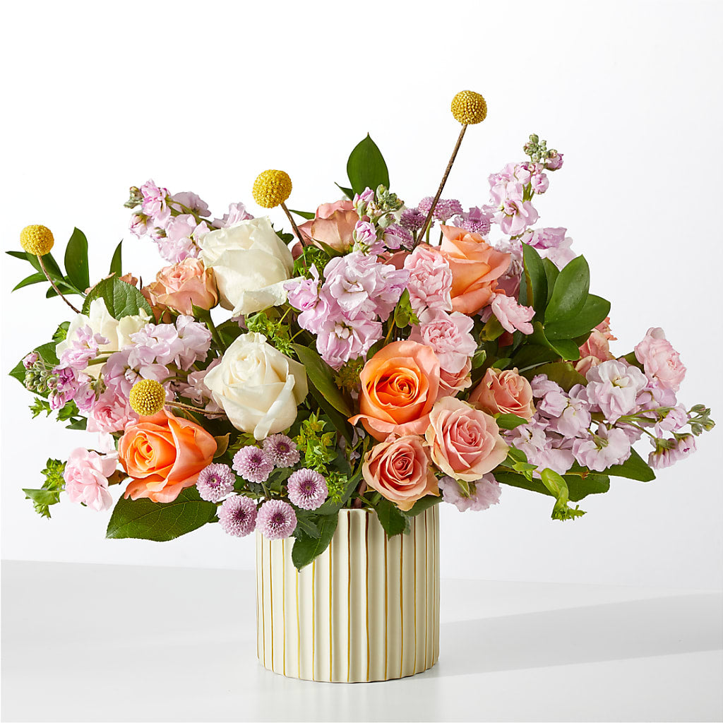 French Market Bouquet with Ivory Vase – AARON'S FLOWERS, La Vista NE