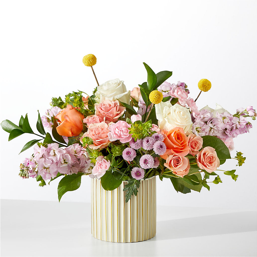 French Market Bouquet with Ivory Vase – AARON'S FLOWERS, La Vista NE