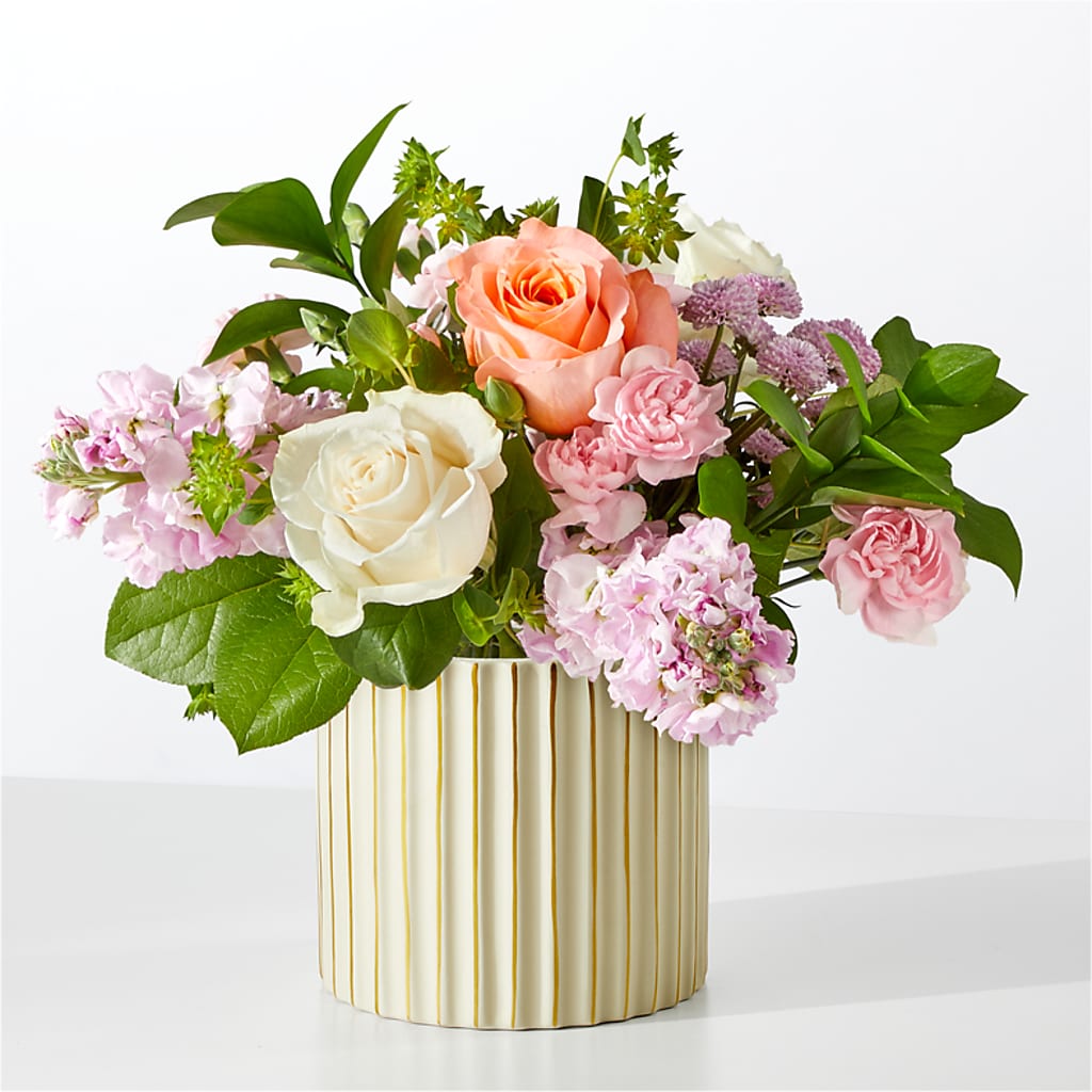 French Market Bouquet with Ivory Vase – AARON'S FLOWERS, La Vista NE