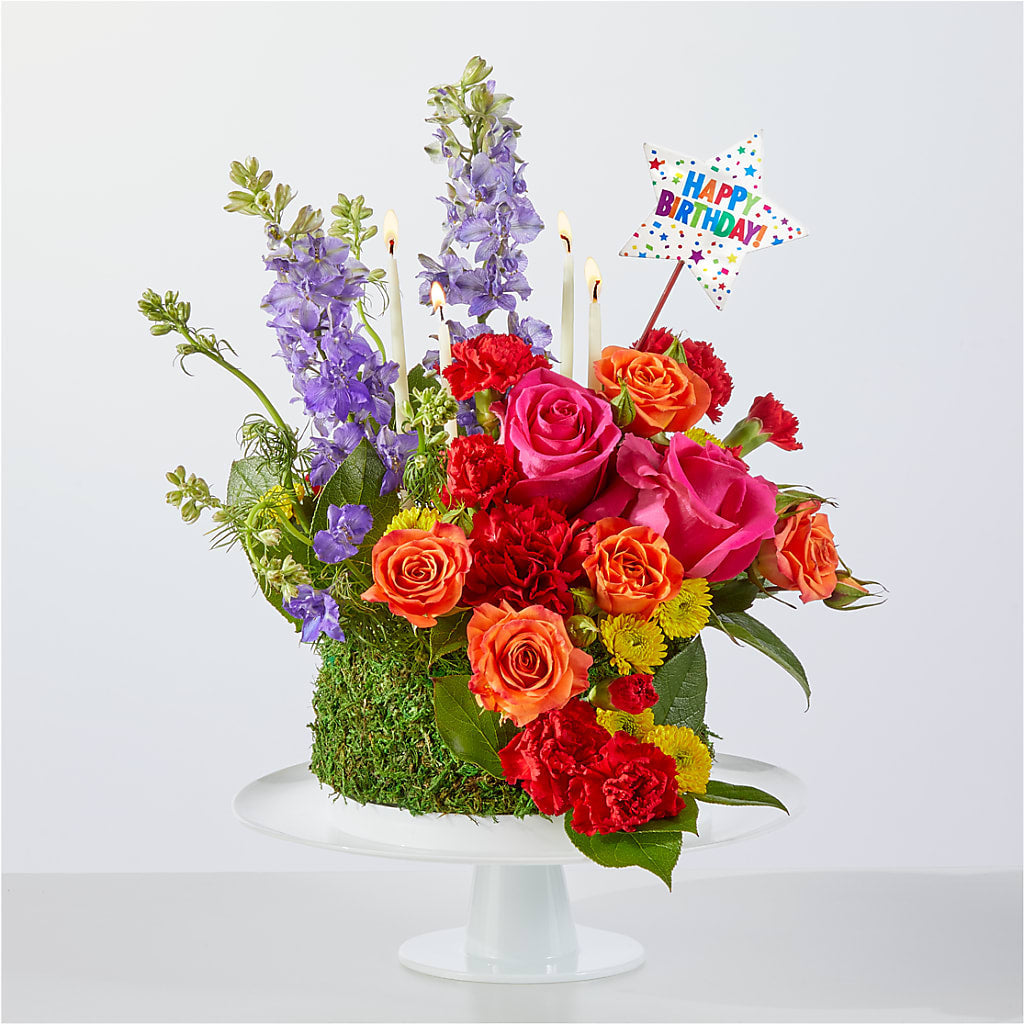 Best Year Yet Floral Cake – AARON'S FLOWERS, La Vista NE