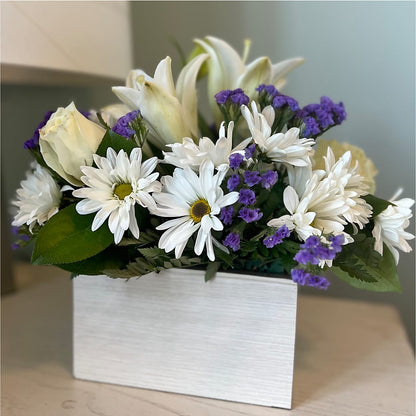 Beyond Blue Box Bouquet – AARON'S FLOWERS, La Vista NE