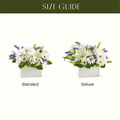 Beyond Blue Box Bouquet – AARON'S FLOWERS, La Vista NE
