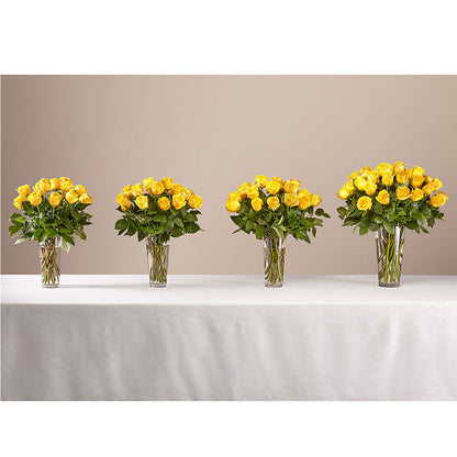 Long Stem Yellow Rose Bouquet – AARON'S FLOWERS, La Vista NE