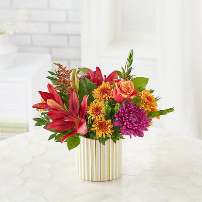 Burgundy Landscape Bouquet – AARON'S FLOWERS, La Vista NE