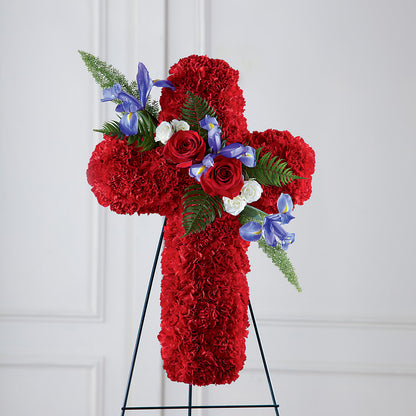 Faithful Hero Floral Cross – AARON'S FLOWERS, La Vista NE