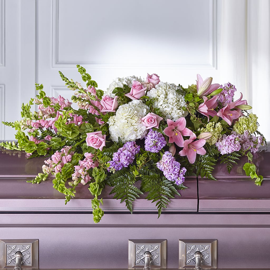Life's Gratitude Casket Spray – AARON'S FLOWERS, La Vista NE