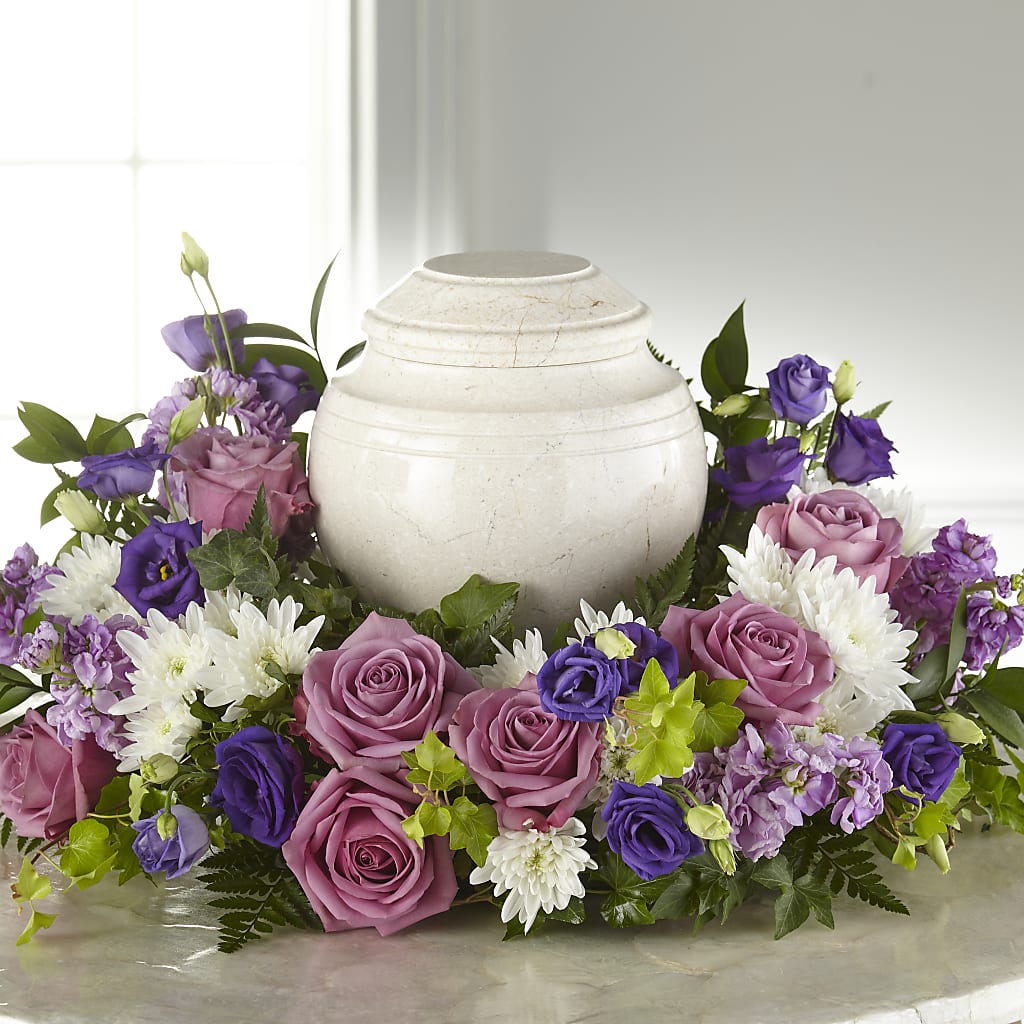 Blooming Sympathy Cremation Adornment – AARON'S FLOWERS, La Vista NE