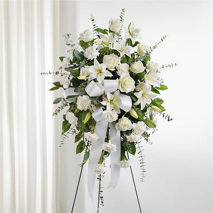 With Care Standing Spray – AARON'S FLOWERS, La Vista NE