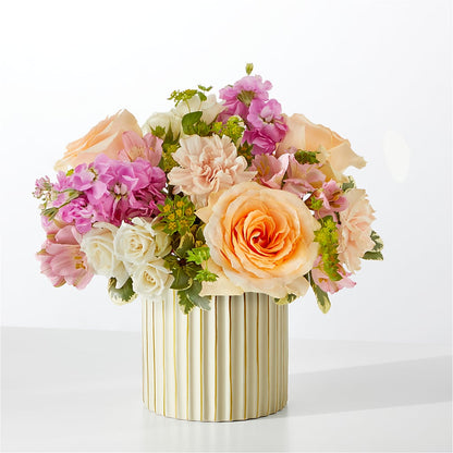 Paradise Bouquet with Ivory Vase – AARON'S FLOWERS, La Vista NE