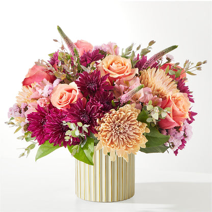 Berry Cobbler Bouquet with Ivory Vase – AARON'S FLOWERS, La Vista NE
