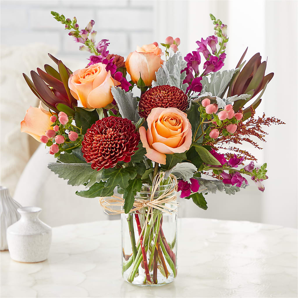 Moody Hues Bouquet – AARON'S FLOWERS, La Vista NE