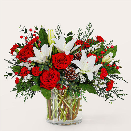 Best in Snow Bouquet – AARON'S FLOWERS, La Vista NE