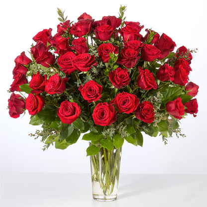 Forever Yours Fifty Stem Red Rose Bouquet – AARON'S FLOWERS, La Vista NE